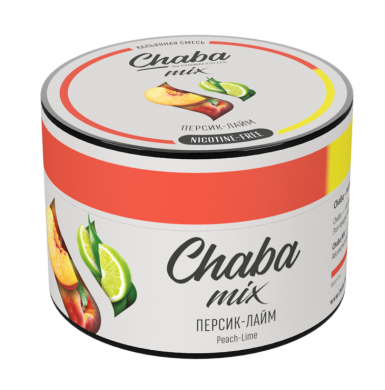 Chaba Mix Nicotine Free - Peach-Lime ( -) 50 .