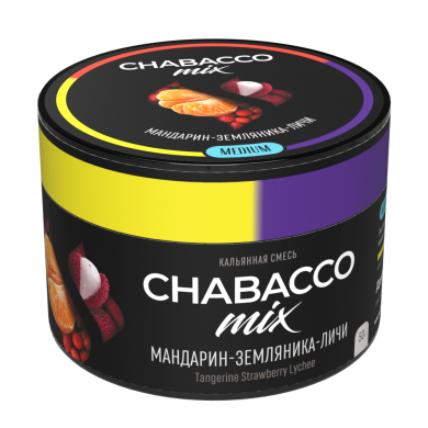 Chabacco Mix Medium - Tangerine Strawberry Lychee ( --) 50 .